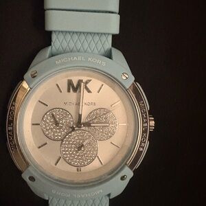 🎉Michael Kors Sky Blue Chronograph Watch